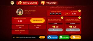 Refer & Earn In Rummy Lala Apk