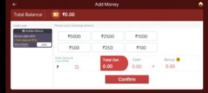 Add Cash In Teen Patti Master King