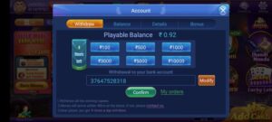 Withdraw Program In Teen Patti Master New App